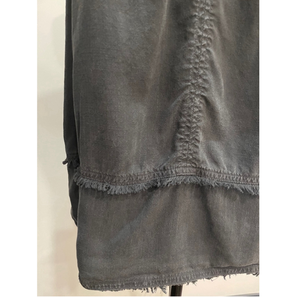 Bella Dahl Womens Frayed Cami Halter Black Tank Top Size M Grunge Goth Whitchy - Picture 4 of 8